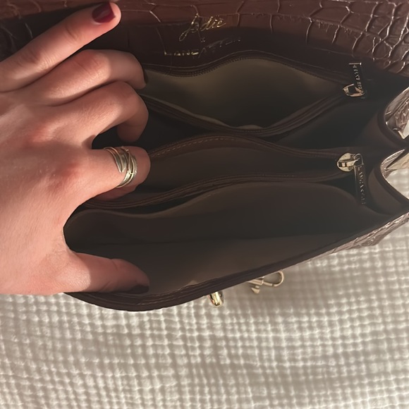 Jodie X Lancaster - crossbody bag - brown croco / gold - Picture 10 of 12